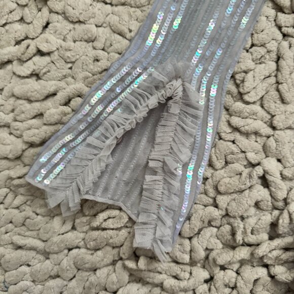 NWT BHLDN Needle & Thread Shimmer Long Sleeve Mini Dress Sz XS - Picture 7 of 12